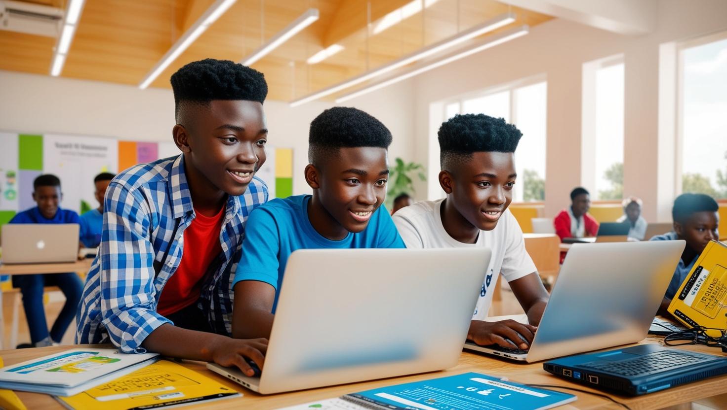 Youth engaging in a workshop