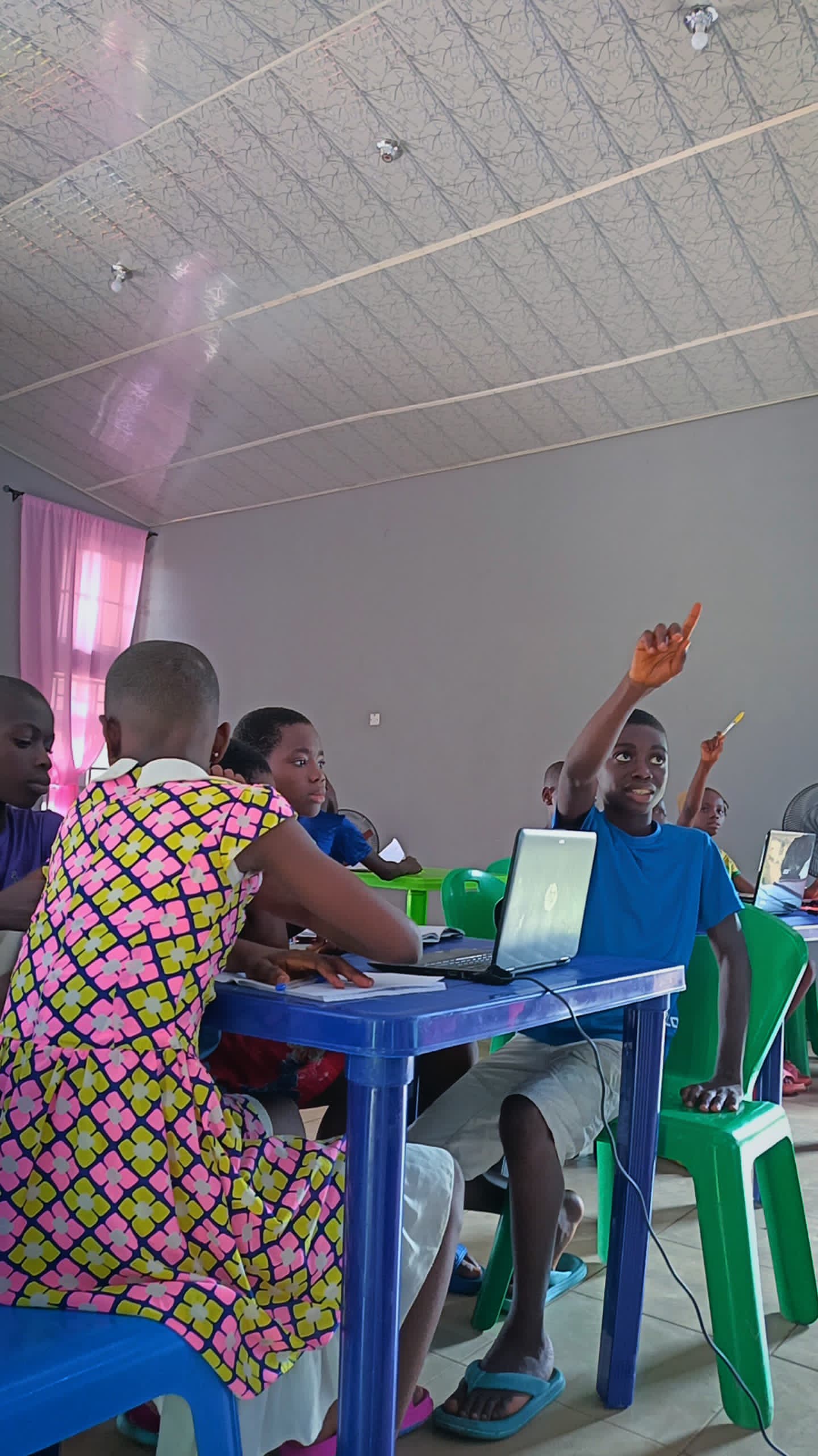 Youth in action during a program