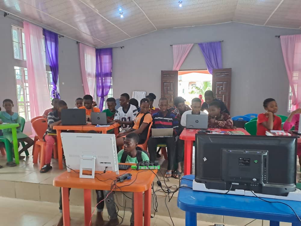 Youth in action during a program