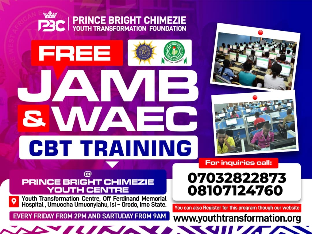 FREE JAMB & WAEC CBT TRAINING